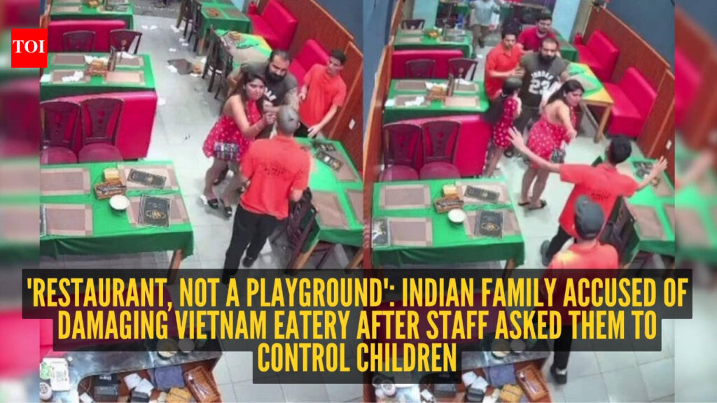 Requested to manage their youngsters, Indian household allegedly trashed Vietnam restaurant; video goes viral