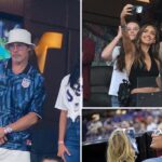 Celebrities Attend Crew USA FIFA World Cup Match Towards Turkey