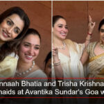‘Fairytales are actual, I noticed one in the present day’: Tamannaah Bhatia and Trisha Krishnan flip bridesmaids at Avantika Sundar’s Goa wedding ceremony