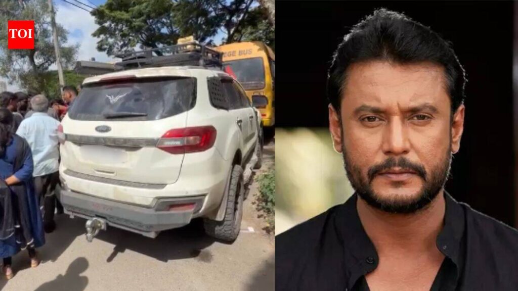 ‘He was not driving, a minor mishap’: Actor Darshan’s son caught in accident rumours; spouse denies claims