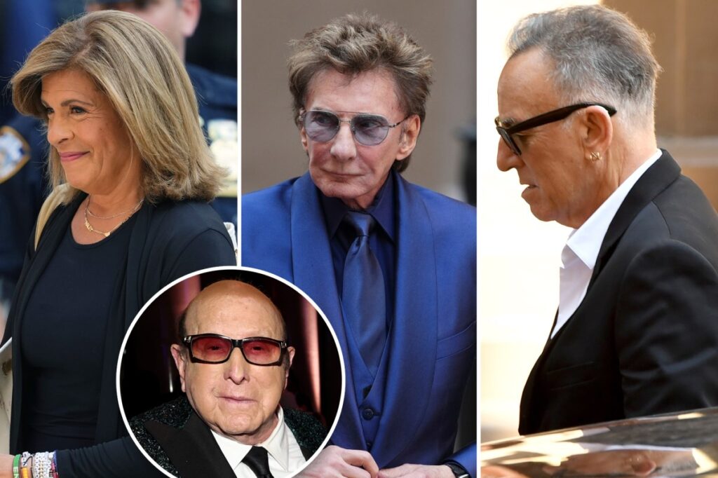 Inside Clive Davis’ funeral: Hoda Kotb, Bruce Springsteen, Barry Manilow and extra pay their respects