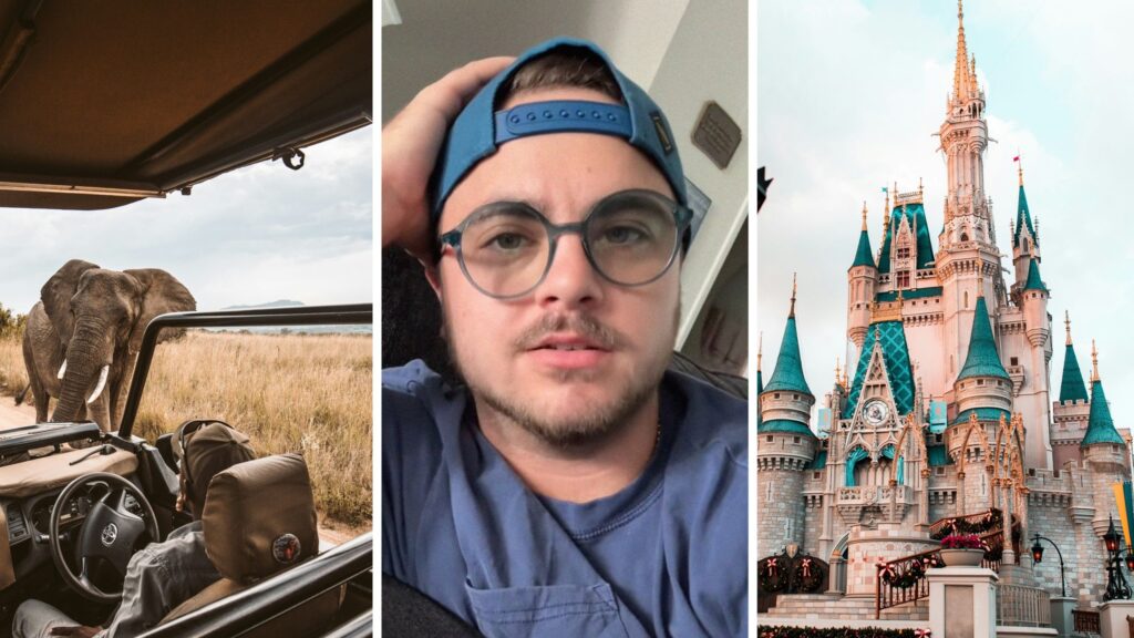 Man goes on Kilimanjaro Safari trip at Disney’s Animal Kingdom in Florida. Then he will get out to make use of the toilet