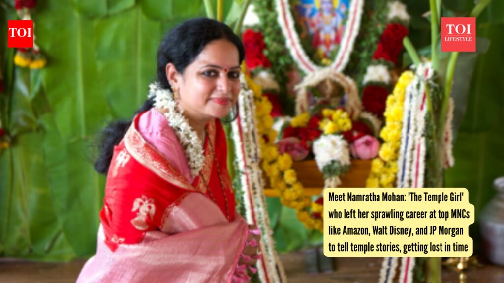 Meet Namratha Mohan: ‘The Temple Woman’ who left her sprawling profession at high MNCs like Amazon, Walt Disney, and JP Morgan to inform temple tales, getting misplaced in time