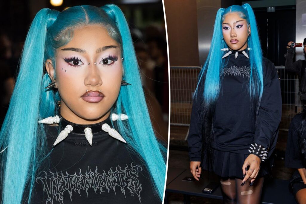 North West, 13, reveals off new lip piercings throughout Paris Trend Week