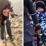Paraplegic boy doing Three Peaks Problem meets Catherine