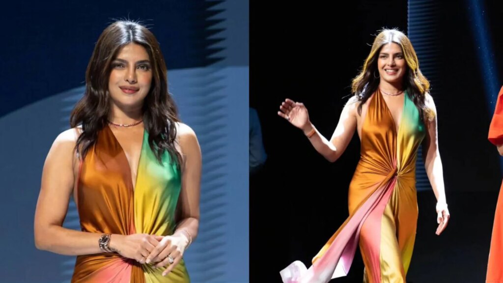 Priyanka Chopra Turns Heads In A Stylish Rs 1.8 Lakh Satin Halter Costume At Cannes Lions 2026