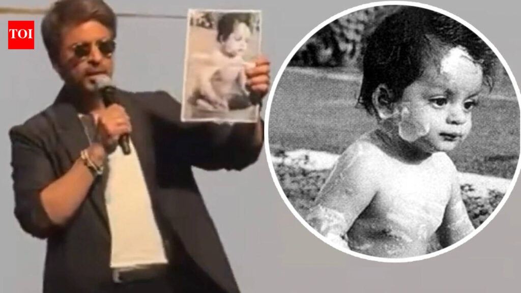 Shah Rukh Khan visits Mangalore for an occasion; reveals heartwarming story behind his well-known childhood pic – WATCH