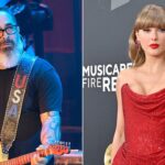 Taylor Swift merch field full of shredded copies of Aaron Lewis’ unreleased album cowl attracts response