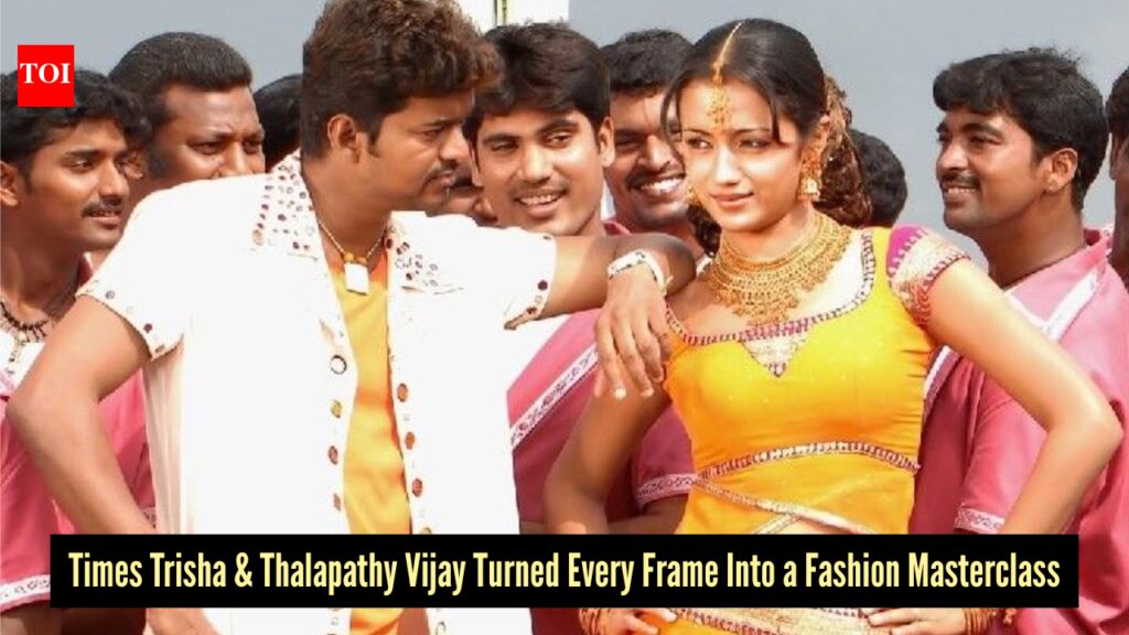 Trisha and Thalapathy Vijay’s most iconic vogue moments that also rule the hearts of Tamil cinema followers