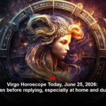 Virgo Horoscope Right this moment, June 25, 2026: Depend to 10 earlier than replying, particularly at house and through journey