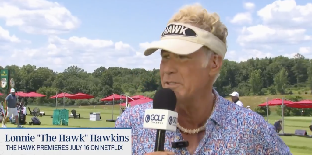 Will Ferrell does surreal Golf Channel interview as Netflix character Lonnie ‘The Hawk’ Hawkins