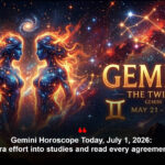 Gemini Horoscope At present, July 1, 2026: Put further effort into research and browse each settlement twice