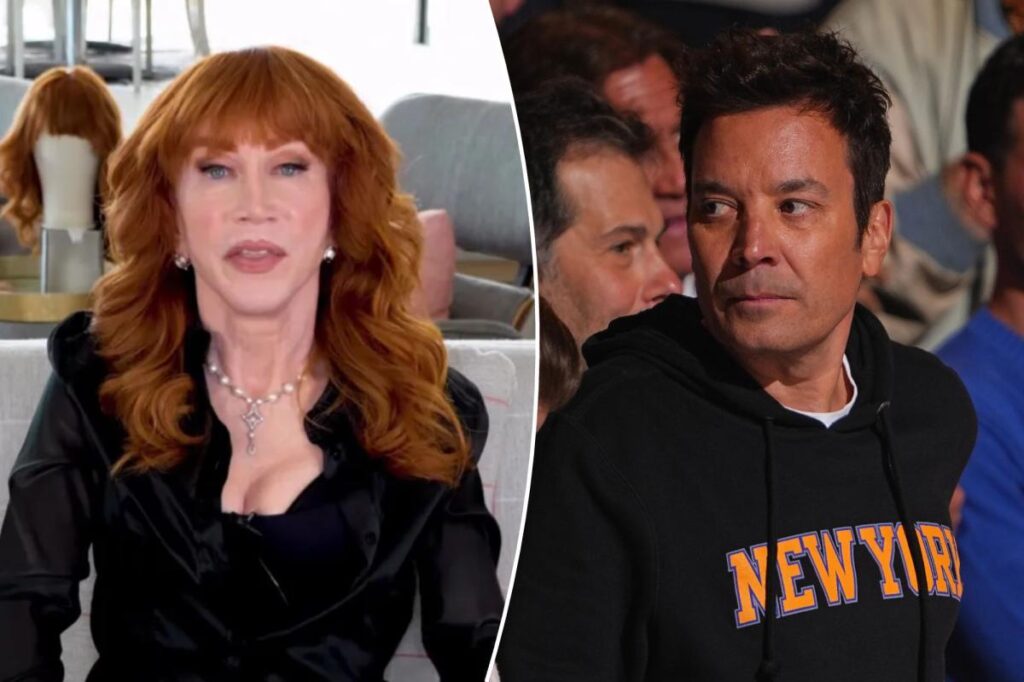 Kathy Griffin claims she’s banned from Jimmy Fallon’s ‘Tonight Present’ for being ‘too inappropriate, controversial’
