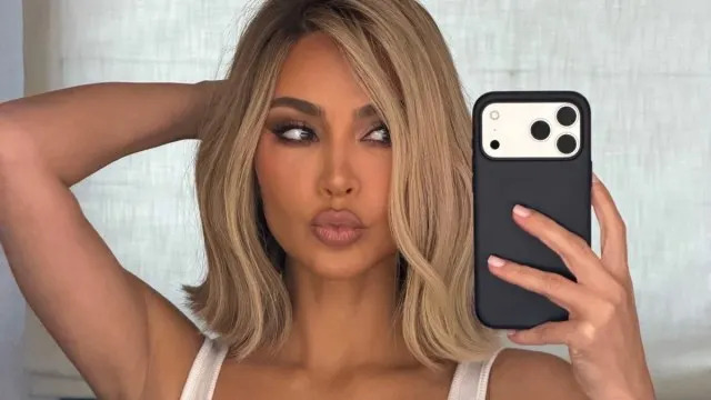 Kim Kardashian Flaunts Her Well-known Curves in Racy Bra & Thong – AOL