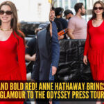 Pregnant Anne Hathaway turns heads in head-to-toe purple look, proudly flaunts child bump throughout New York outing