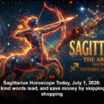 Sagittarius Horoscope In the present day, July 1, 2026: Let your sort phrases lead, and lower your expenses by skipping impulse procuring