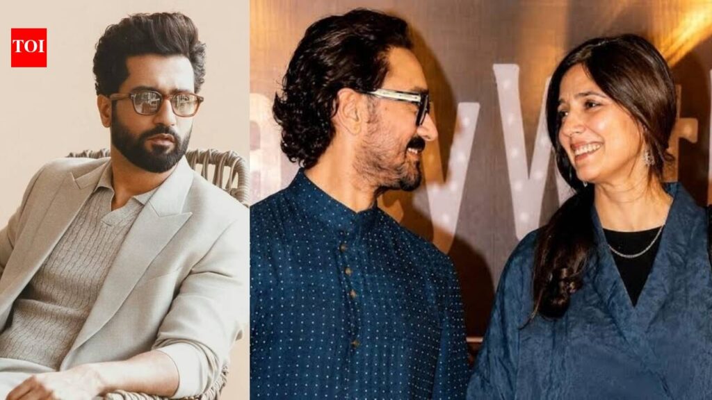 Vicky Kaushal reacts to Aamir Khan’s wedding ceremony with Gauri Spratt because the ‘Lagaan’ actor shares particulars of the large day with the paps at an occasion: ‘So completely happy’